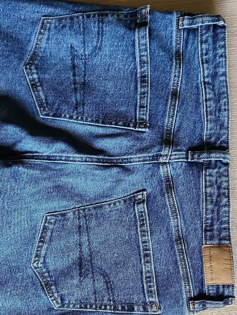 American Eagle Stovepipe Fit Women's Jeans in Blue Denim - Picture 3 of 3